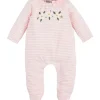 Shop All|Mud Pie - Baby Girl Magnolia Applique Sleeper - cutbabycare.com | baby boutique & care hub
