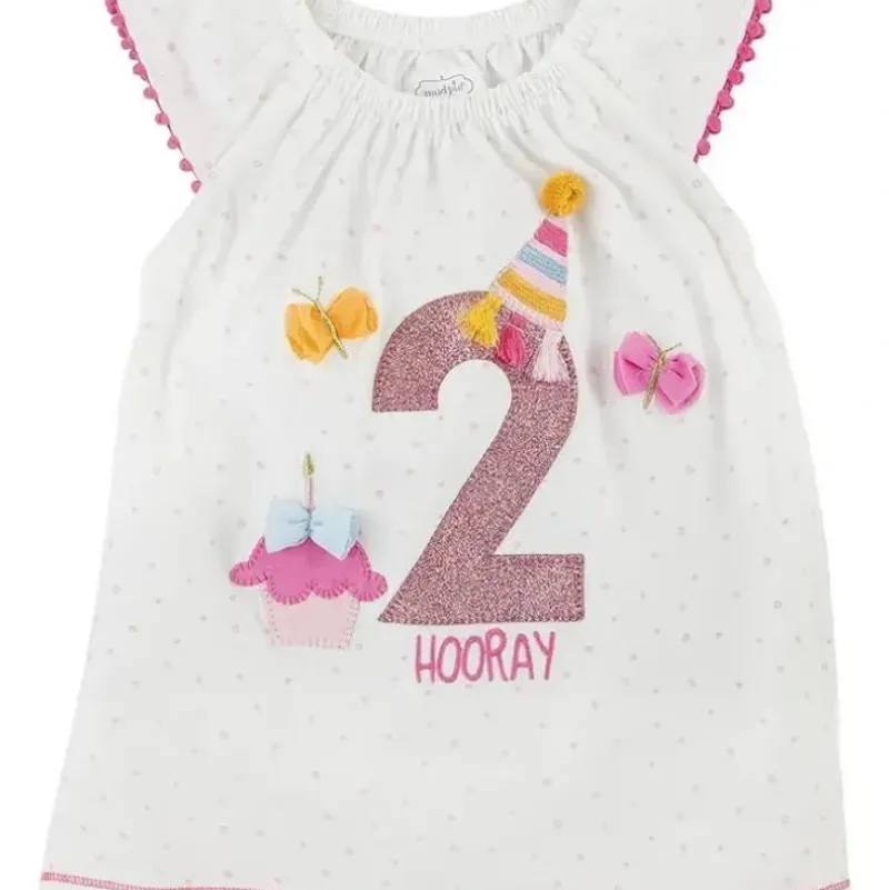 Shop All|Mud Pie - Baby Girl 2Nd Birthday Tunic, 24M/2T - cutbabycare.com | baby boutique & care hub