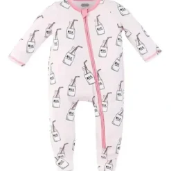 Shop All|Mud Pie - Baby Girl Pink Milk Sleeper - cutbabycare.com | baby boutique & care hub