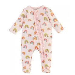 Shop All|Mud Pie - Baby Girl Rainbow Sleeper - cutbabycare.com | baby boutique & care hub