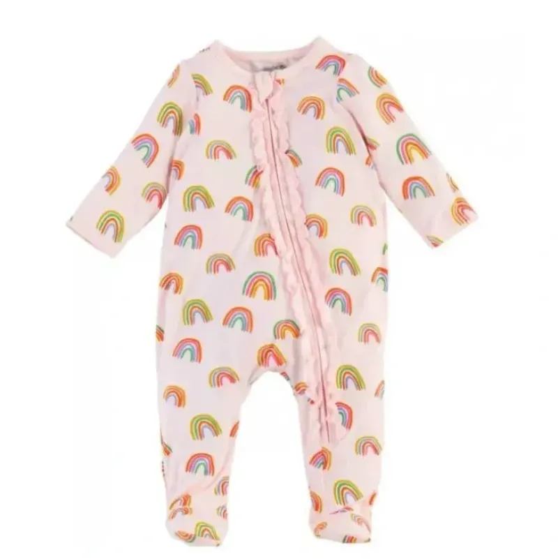 Shop All|Mud Pie - Baby Girl Rainbow Sleeper - cutbabycare.com | baby boutique & care hub
