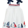Shop All|Mud Pie - Baby Girl Sailboat Poplin Dress - cutbabycare.com | baby boutique & care hub