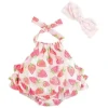 Shop All|Mud Pie - Baby Girl Strawberry Sunsuit & Headband Set, 0/3M - cutbabycare.com | baby boutique & care hub