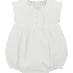 Shop All|Mud Pie - Baby Girl White Ruffle Bubble - cutbabycare.com | baby boutique & care hub