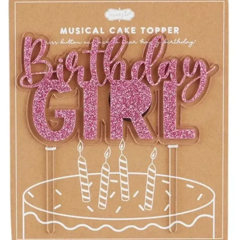Shop All|Mud Pie - Birthday Girl Cake Toppers - cutbabycare.com | baby boutique & care hub