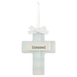Shop All|Mud Pie - Blue Blessed Keepsake Cross - cutbabycare.com | baby boutique & care hub