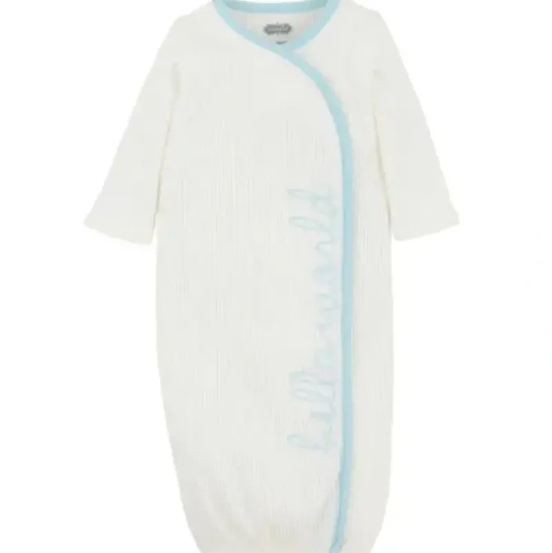 Shop All|Mud Pie - Blue Hello World Gown, 0/3M - cutbabycare.com | baby boutique & care hub