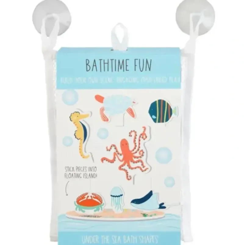 Bath Potty|Mud Pie - Blue Ocean Bath Stickable Set - cutbabycare.com | baby boutique & care hub