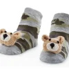Shop All|Mud Pie - Camo Bear Rattle Toe Socks, 0/12M - cutbabycare.com | baby boutique & care hub