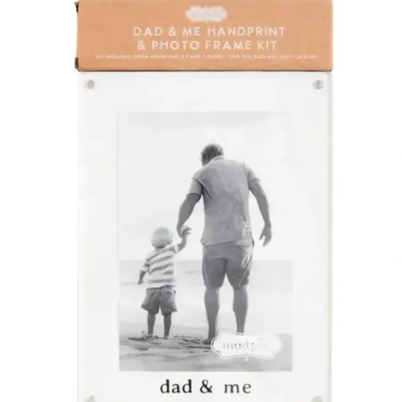 Shop All|Mud Pie - Dad & Me Handprint Frame Kit - cutbabycare.com | baby boutique & care hub