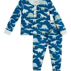 Shop All|Mud Pie - Dino Glow Pajama Set - cutbabycare.com | baby boutique & care hub