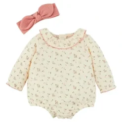 Shop All|Mud Pie - Ditsy Deer Bubble & Headband Set - cutbabycare.com | baby boutique & care hub