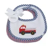 Shop All|Mud Pie - Fire Truck Bib Set - cutbabycare.com | baby boutique & care hub