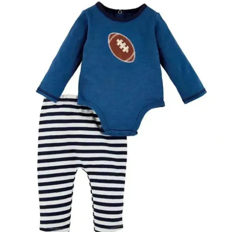 Shop All|Mud Pie - Football Crawler Set - cutbabycare.com | baby boutique & care hub