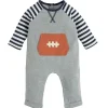 Shop All|Mud Pie - Football Pocket One-Piece - cutbabycare.com | baby boutique & care hub