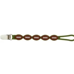 Stroller|Mud Pie - Football Silicone Pacy Strap - cutbabycare.com | baby boutique & care hub