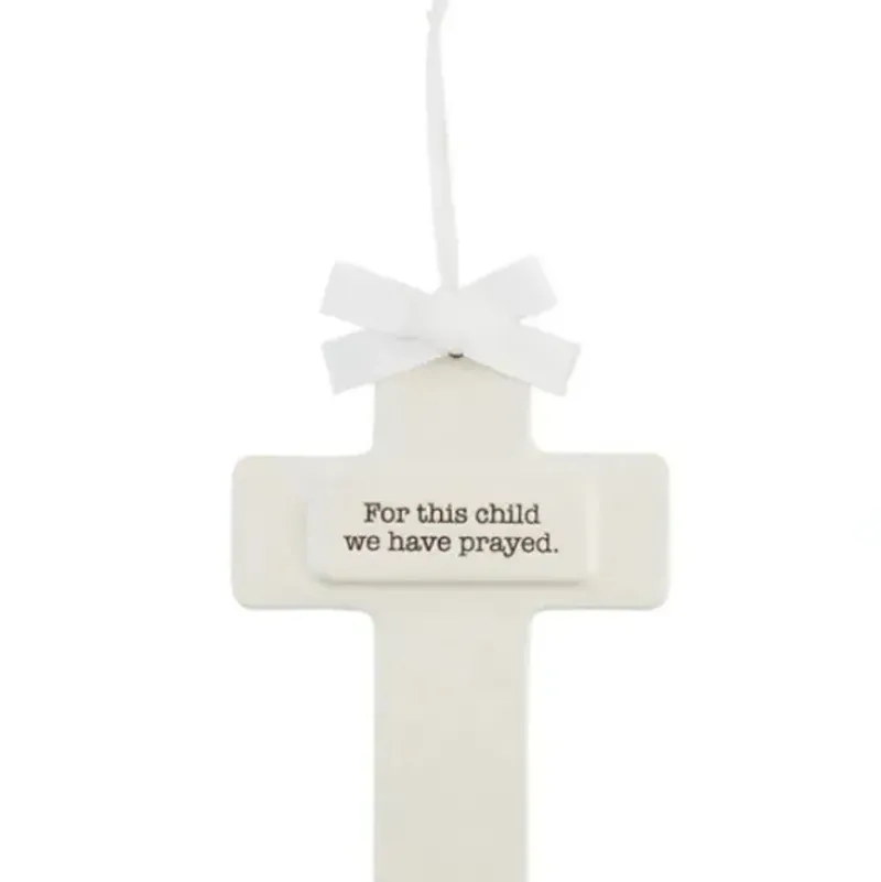 Shop All|Mud Pie - For This Child Keepsake Cross - cutbabycare.com | baby boutique & care hub