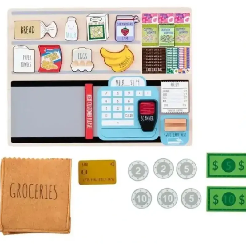 Shop All|Mud Pie - Grocery Shoppin' Time Baby Puzzle - cutbabycare.com | baby boutique & care hub