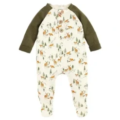 Shop All|Mud Pie - Little Deer Ditsy Sleeper, 0-3 Months - cutbabycare.com | baby boutique & care hub