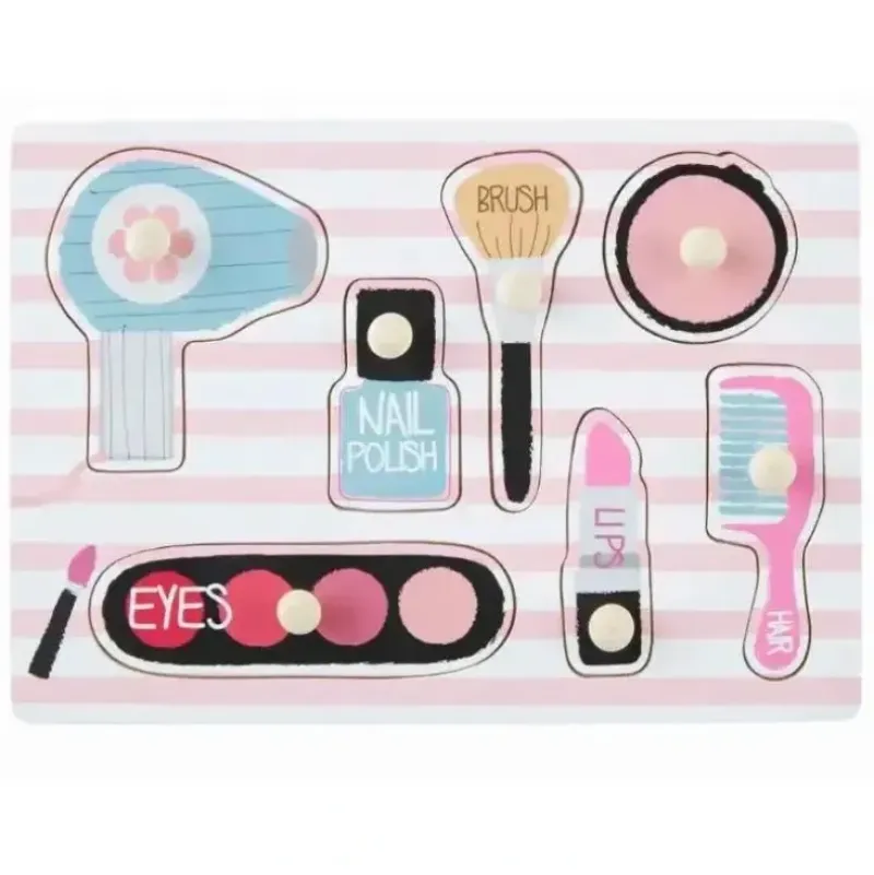 Shop All|Mud Pie - Makeup Knob Wood Puzzle - cutbabycare.com | baby boutique & care hub