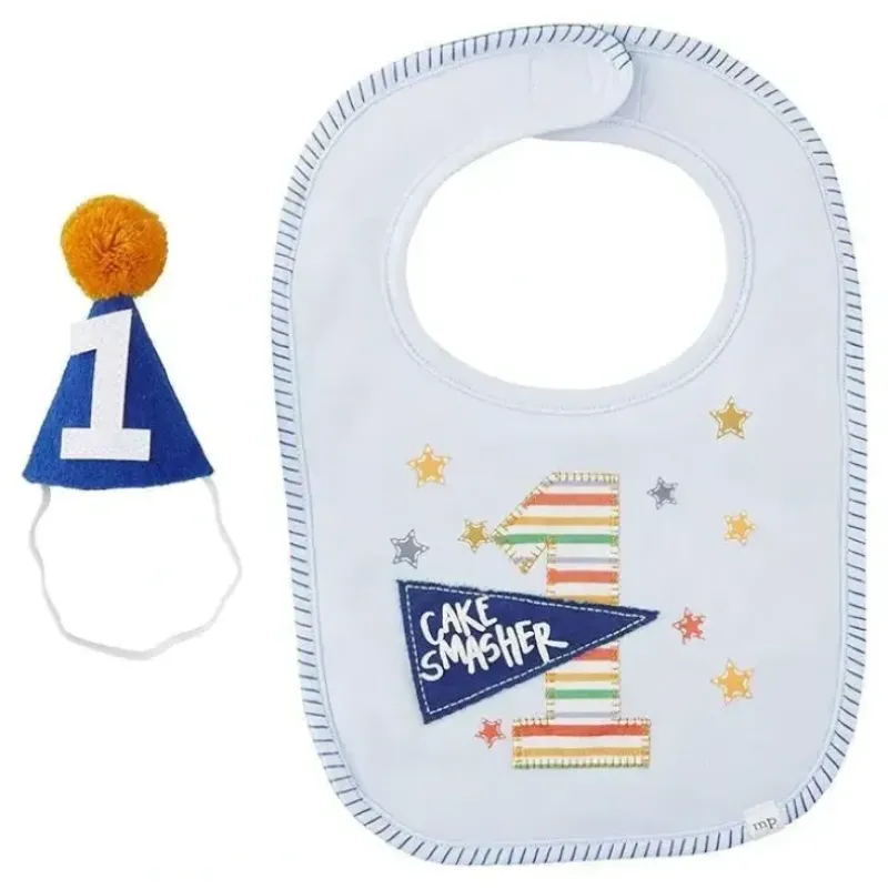 Shop All|Mud Pie - Pennant Boy Cake Smashing Set - cutbabycare.com | baby boutique & care hub