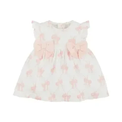 Shop All|Mud Pie - Pink Bow Baby Dress - cutbabycare.com | baby boutique & care hub