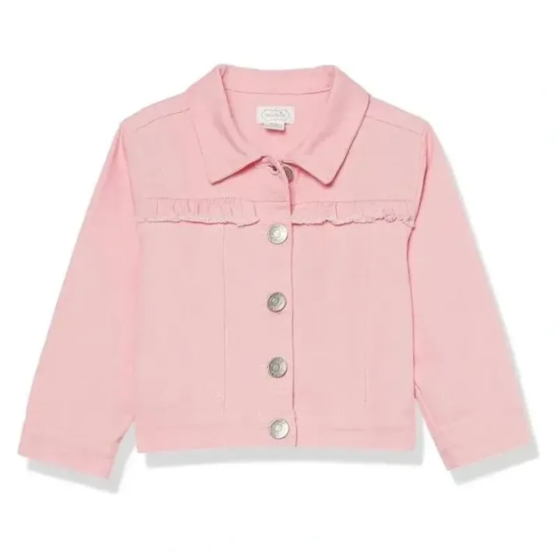 Shop All|Mud Pie - Pink Denim Jacket - cutbabycare.com | baby boutique & care hub