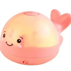 Bath Potty|Mud Pie - Pink Light-Up Spray Whale - cutbabycare.com | baby boutique & care hub