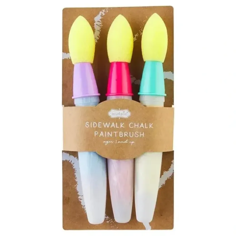 Shop All|Mud Pie - Pink Paint Brush Chalk Set - cutbabycare.com | baby boutique & care hub