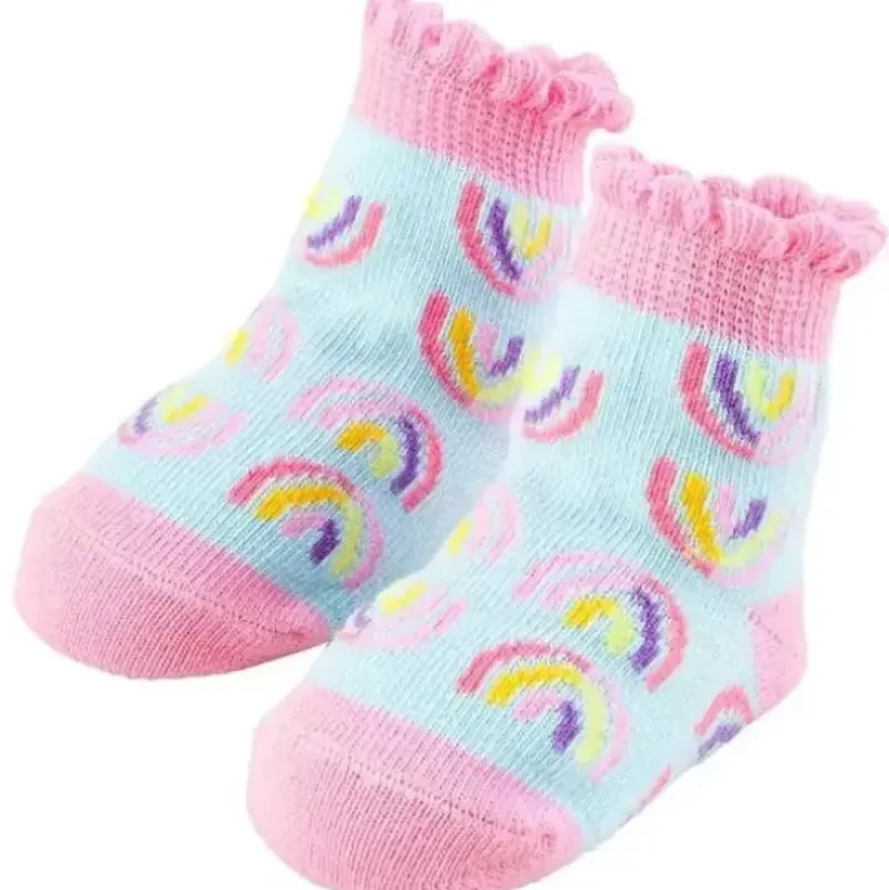 Shop All|Mud Pie - Rainbow Baby Girl Socks, 0/12M - cutbabycare.com | baby boutique & care hub