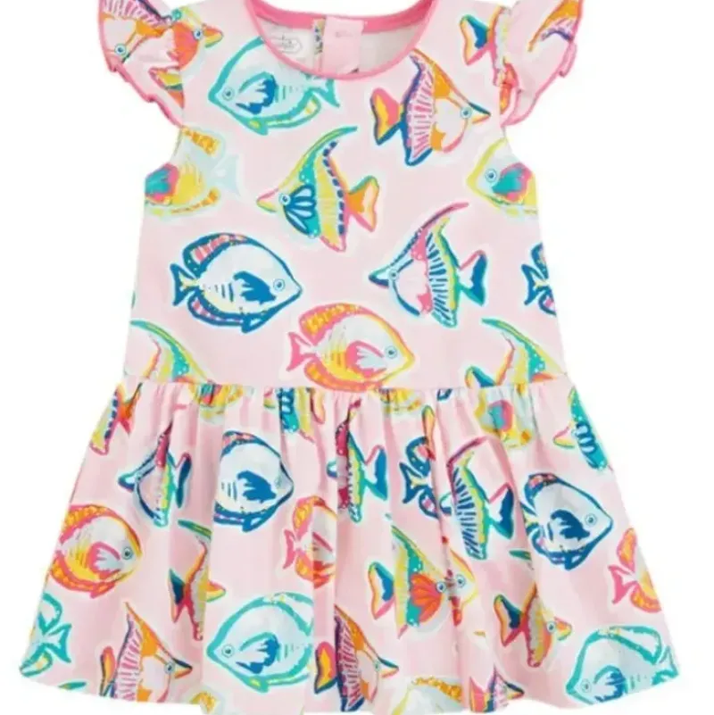 Shop All|Mud Pie - Rainbow Fish Dress, 12/8M - cutbabycare.com | baby boutique & care hub