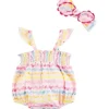 Shop All|Mud Pie - Rainbow Ric-Rac Bubble & Headband Set - cutbabycare.com | baby boutique & care hub