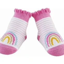 Shop All|Mud Pie - Rainbow Stripe Baby Socks - cutbabycare.com | baby boutique & care hub