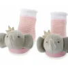 Shop All|Mud Pie - Rattle Princess Elephant Baby Socks, 0/12M - cutbabycare.com | baby boutique & care hub