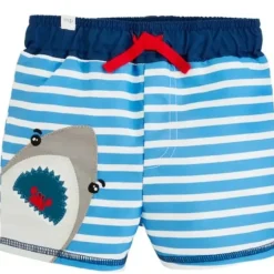 Shop All|Mud Pie - Shark Applique Swim Trunks - cutbabycare.com | baby boutique & care hub