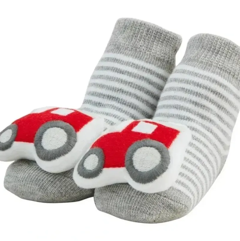 Shop All|Mud Pie - Tractor Rattle Toe Sock Set - cutbabycare.com | baby boutique & care hub
