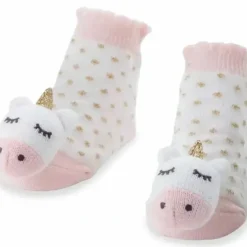 Shop All|Mud Pie - Unicorn Rattle Toe Baby Socks - cutbabycare.com | baby boutique & care hub