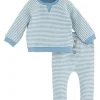 Shop All|Mud Pie - Unisex Baby Blue Stripe Outfit, 3-6 Months - cutbabycare.com | baby boutique & care hub