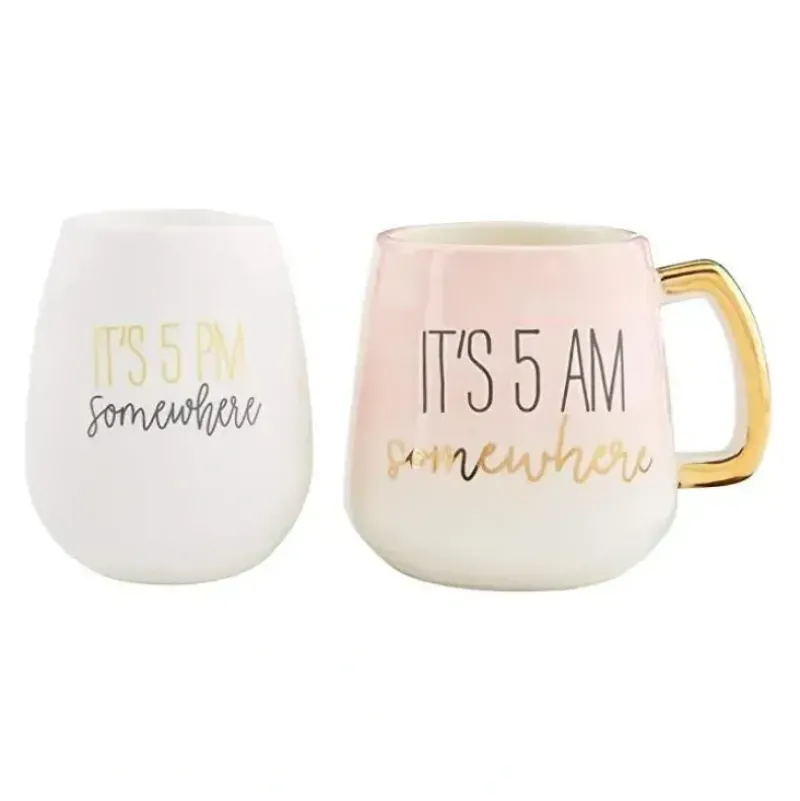 Shop All|Mud Pie Mom Coffee Mug & Wine Glass Set - cutbabycare.com | baby boutique & care hub