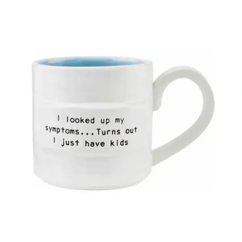 Shop All|Mud Pie Symptoms Mom Sentiment Mug - cutbabycare.com | baby boutique & care hub