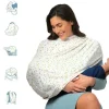 Nursing Feeding|Munchkin - Antimicrobial 5-In-1 Cover - Quiet Skies - cutbabycare.com | baby boutique & care hub