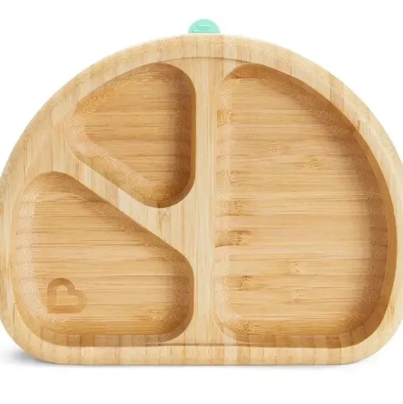 Shop All|Munchkin - Bambou Divided Suction Plate - cutbabycare.com | baby boutique & care hub