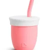 Shop All|Munchkin - C'est Silicone! Training Cup with Straw, Coral - cutbabycare.com | baby boutique & care hub