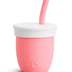 Shop All|Munchkin - C'est Silicone! Training Cup with Straw, Coral - cutbabycare.com | baby boutique & care hub