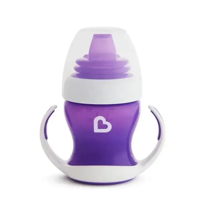 Shop All|Munchkin - Gentle 4Oz Transition Cup, Purple - cutbabycare.com | baby boutique & care hub