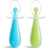 Shop All|Munchkin - 2Pk Gentle Scoop Spoons, Blue/Green - cutbabycare.com | baby boutique & care hub