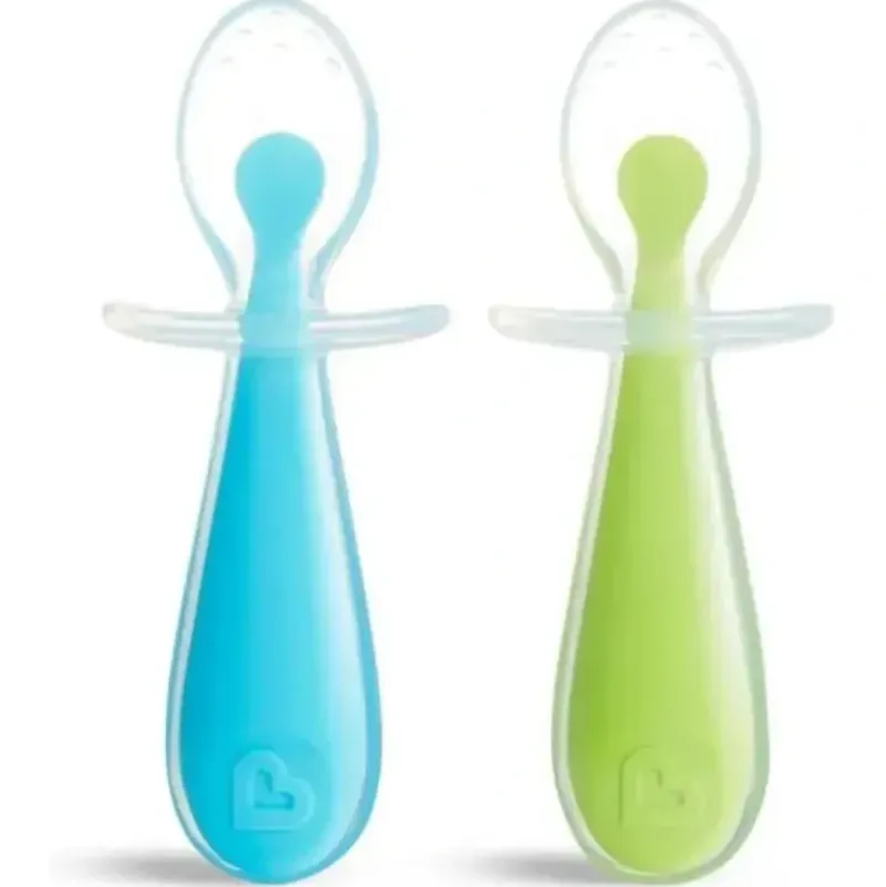 Shop All|Munchkin - 2Pk Gentle Scoop Spoons, Blue/Green - cutbabycare.com | baby boutique & care hub