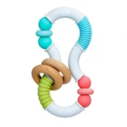 Shop All|Munchkin - 1Pk Silicone & Wood Twisty Figure 8 - cutbabycare.com | baby boutique & care hub