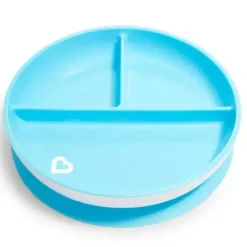Shop All|Munchkin - 1Pk Stay Put Suction Plate, Blue - cutbabycare.com | baby boutique & care hub