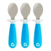 Shop All|Munchkin - Raise 3Pk Toddler Spoons, Blue - cutbabycare.com | baby boutique & care hub